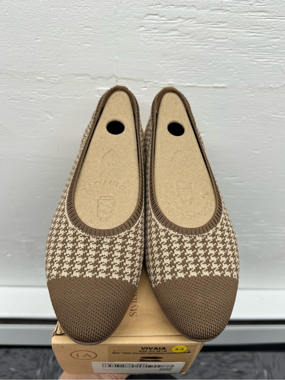 Vivaia Tamia walker - Espresso Houndstooth